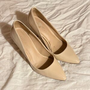 Kelly & Katie Beige Pointed Heels